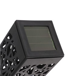 Садовый светильник «Ажурный», уличный, на солнечной батарее, 6×29×6 см, 1 LED, свечение белое