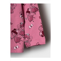 Джемпер детский трикотажный для девочек (футболка с длинными рукавами) PLAYTODAY, 1240043