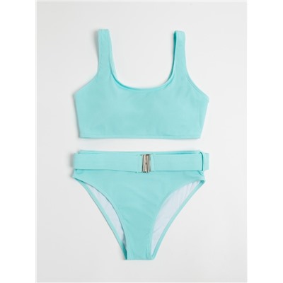 Купальник раздельный с поясом женский MINAKU, цвет мятный, размер 42