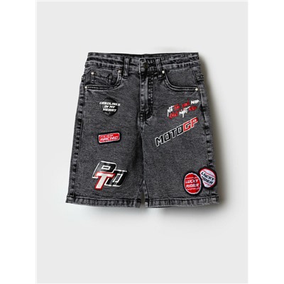 Шорты текстильные джинсовые для мальчиков