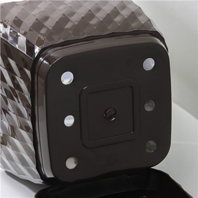 Горшок для цветов с поддоном «Классика», 4,5 л, шоколадный