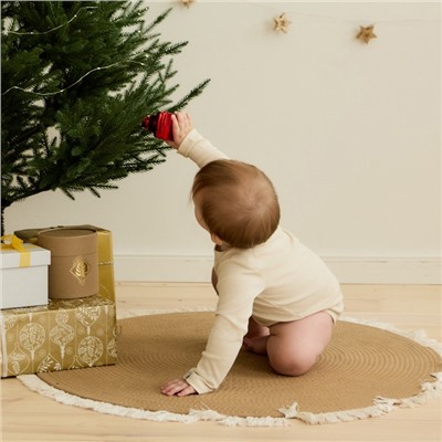 Боди детское «Крошка Я. Новогодние игрушки», рост 68-74 см