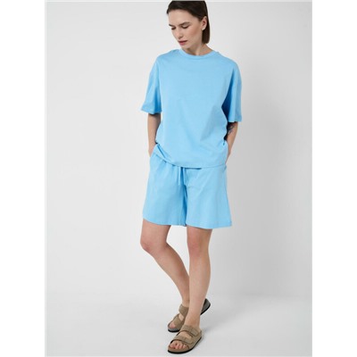 Комплект трикотажный для женщин: фуфайка (футболка), шорты