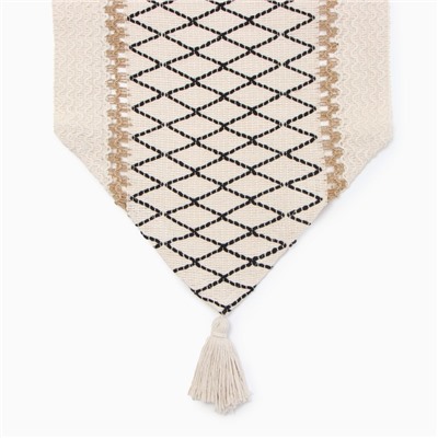 Дорожка «Этель» сканди, 30×180 см, хлопок