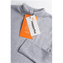 Детская базовая водолазка в рубчик Happyfox