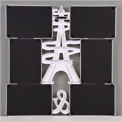 Фоторамка коллаж Париж 40х40 см / KS809 /уп 24/ 6 фото