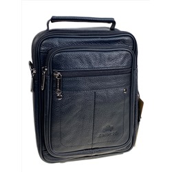 Сумка мужская из натуральной кожи, цвет черный