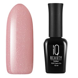 IQ Beauty Камуфлирующее базовое покрытие с шиммером, каучуковое с кальцием, сахарная карамель, 10 мл