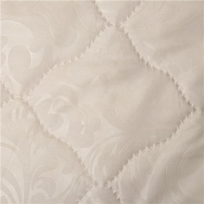 Покрывало 1.5-спальное, 140×215 см, слоновая кость, синтепон 100 г/м, микрофибра 80 г/м
