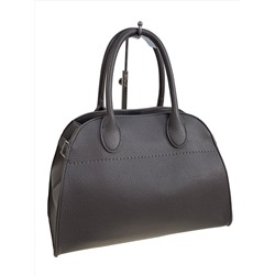 Женская сумка из натуральной кожи, цвет  серый