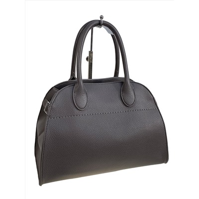 Женская сумка из натуральной кожи, цвет  серый