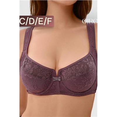 Бюстгальтер OIRO с цветочным принтом DAKOTA 2817 (Фиолетовый)