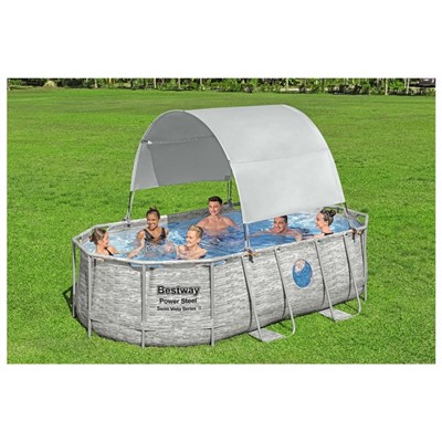 Навес для каркасного бассейна шириной бортов 210-340 см, 58746 Bestway