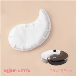 Форма для муссовых десертов и выпечки KONFINETTA «ИньЯнь», силикон, 28×16.5 см, белая