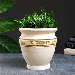 Горшок для цветов, «Аттика», 2.3 л, d=18 см, h=16 см, керамический, с поддоном