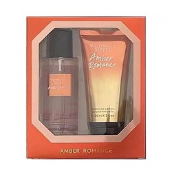Подарочный набор лосьон и спрей для тела Victoria's Secret Amber Romance 2 в 1 (125 мл )