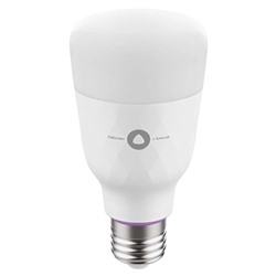 Умная лампа Яндекс, работает с Алисой (YNDX-00018), светодиодная, цветная, 8 Вт, 900 Лм, E27, 220В