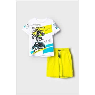 Комплект трикотажный для мальчиков: фуфайка (футболка), шорты PLAYTODAY, 1239627