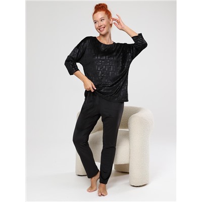 Вениса-Жаккард - костюм черный