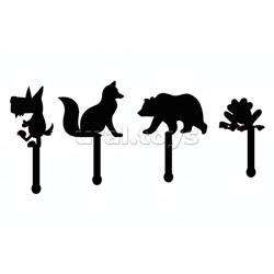 Игра настольная "ТеатрТеней" Театр на столе (5 сказок)