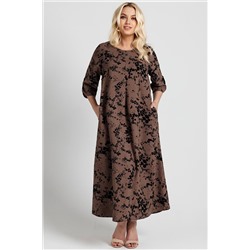 Платье  6168/01/Коричневый