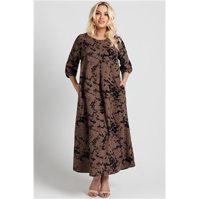 Платье  6168/01/Коричневый
