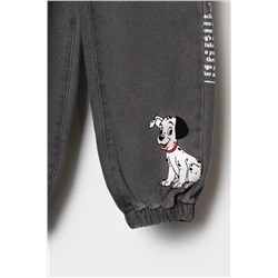 Брюки текстильные джинсовые укороченные для девочек PLAYTODAY, 1240560