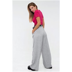 Блузка в рубчик с акцентным декольте 2ксL SMILE НАТАЛИ, 1071271