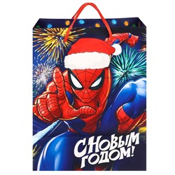 Пакет ламинат вертикальный, «С Новым годом!», 23×18×11.5 см