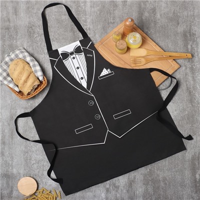 Фартук Доляна «Джентльмен», 60×70 см, хлопок 100 %, рогожка