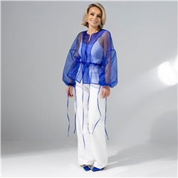 Жакет из полупрозрачной ткани, Вершина восхищения (sky)