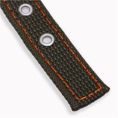 Ошейник брезентовый двухслойный, безразмерный, 55×2.5 см, ОШ 25-45 см