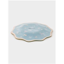 Десертная тарелка Доляна «Сказочные истории», 20.5×1.5 см, стекло, зелёная