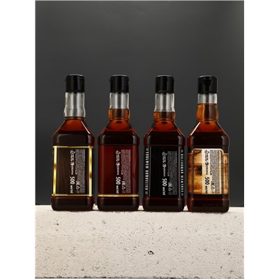 Гель для душа «Настоящему мужику», набор 4 шт. × 500 мл, Чистое счастье