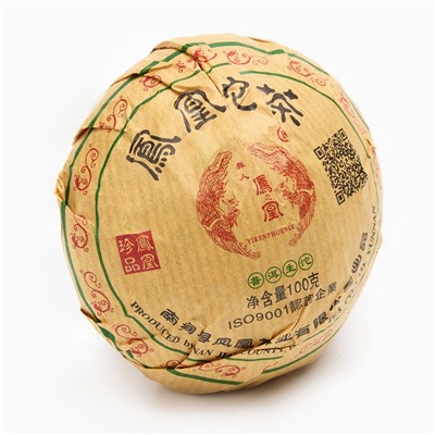 Чай зелёный китайский выдержанный «Шен Пуэр. Fenghuang», Юньнань, 100 г