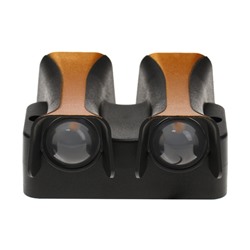 Светильник фасадный «Элегант», 4 Вт, 3000К, 2 луча, IP65, 220 В, пластиковый корпус, чёрный, свечение тёплое белое