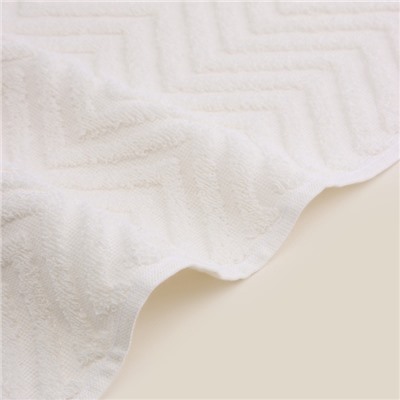 Полотенце махровое SL HOME: Geometry «Блан де Блан», 50×90 см