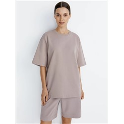 Omsa Футболка OmD 1453С Футболка женская OVERSIZE, CO+EL