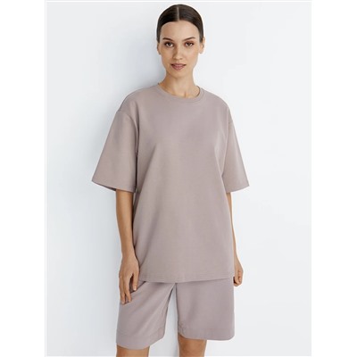 Omsa Футболка OmD 1453С Футболка женская OVERSIZE, CO+EL