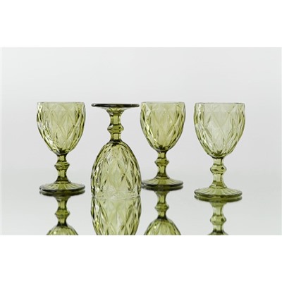 Бокал для вина Magistro «Круиз», 250 мл, 8×15.3 см, стекло, зелёное