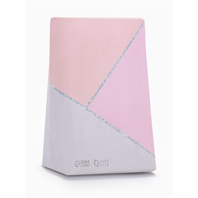 Зеркало настольное, с увеличением х2, двустороннее, 11×18 см, (9.4×11.5 см), металлическое