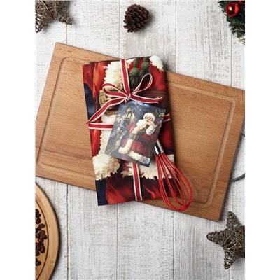 Набор подарочный новогодний «Этель, Счастливого Рождества»: полотенце 40×70 см, венчик кухонный