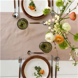 Дорожка «Этель» Calm, 40×146 см, 100% хлопок, рогожка 186 г/м²