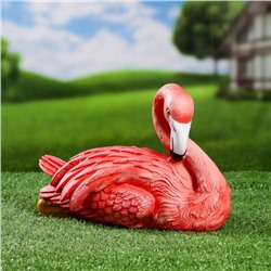 Садовая фигура из полистоуна «Фламинго» 16×19×30 см