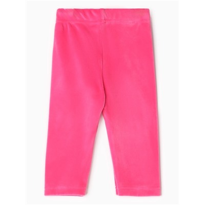 Брюки (легинсы) Крошка Я Plushy, р. 74-80 см, фуксия