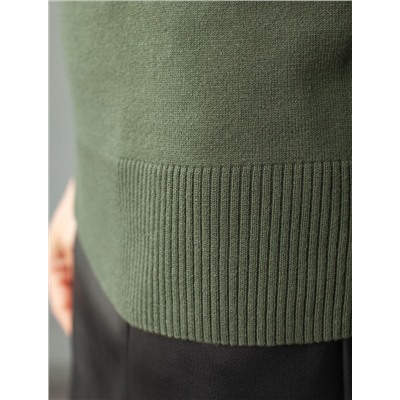 Джемпер тонкой вязки из хлопка с нейлоном