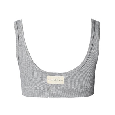 Топ укороченный женский Mist Old School, размер 44, серый