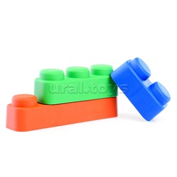 Конструктор "Мягкие кирпичики plus. Веселый транспорт" 10 дет+колесики