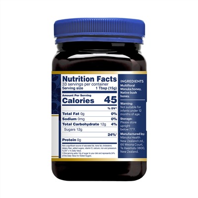 Manuka Health, Manuka Honey Blend, MGO 30+, 1.1 lb (500 g)