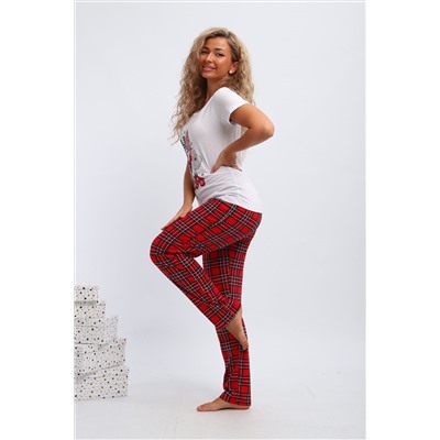 Пижама с брюками П154 новый год НАТАЛИ, 1214074